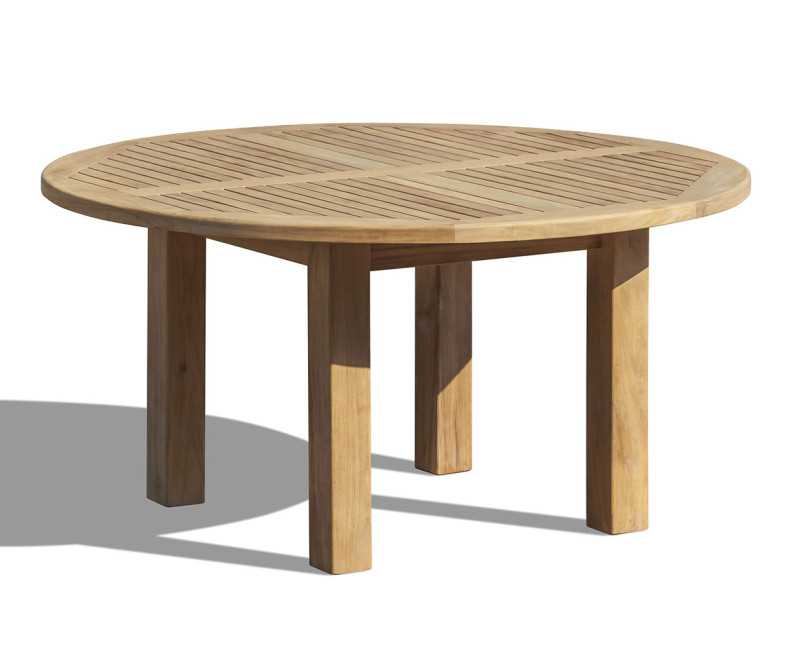 Orion Teak Circular Garden Table - 1.5m