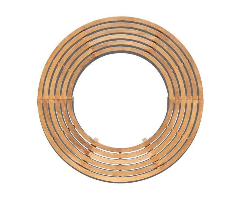 Cosmos Teak Circular Tree Bench Seat - 2.2m