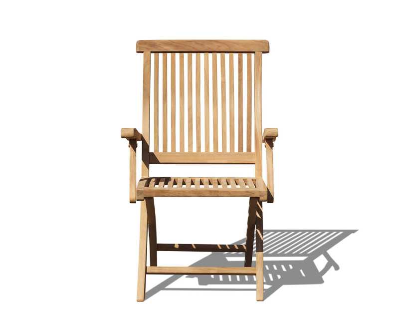 Oxburgh Outdoor Folding Chair with Arms