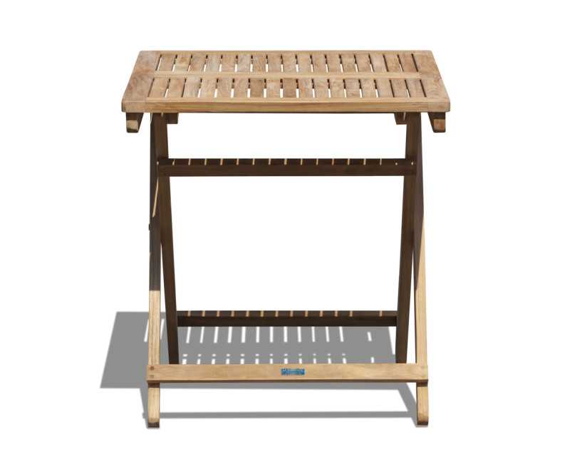 Palma Folding Picnic Table, Square - 70cm