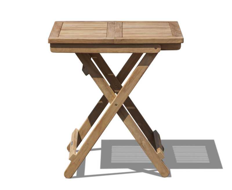 Palma Folding Picnic Table, Square - 70cm