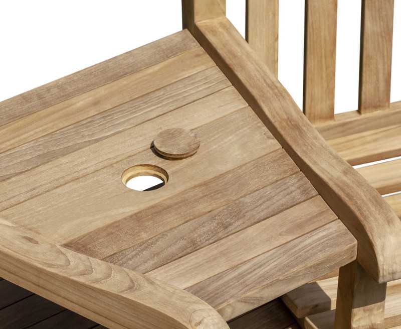 Gloucester Teak Garden Companion Seat
