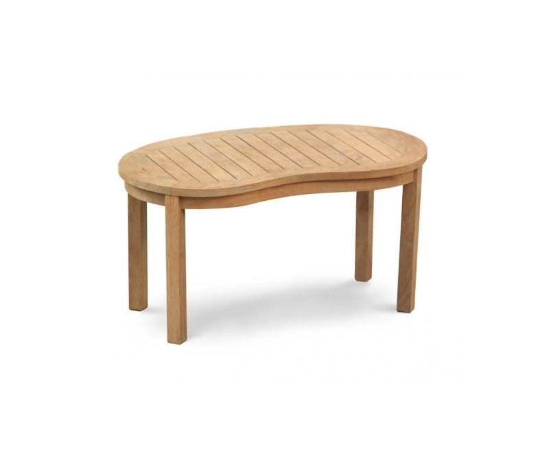 Banana Bench Teak Coffee Table Set