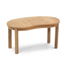 Kidney Shaped Teak Coffee Table