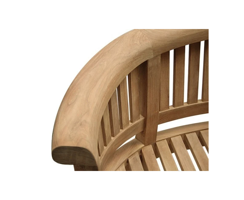Banana Bench Teak Coffee Table Set