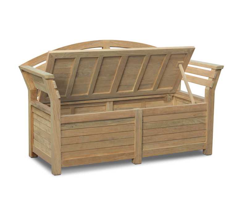 Wellington Garden Storage Bench - 1.65m