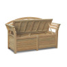 Wellington Storage Bench with lid open