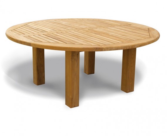 Orion 8 Seater Round 1.8m Garden Table with Banana Chairs