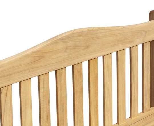 Close up of top rail