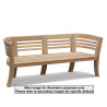 Bloomsbury 4 Seater Teak Bench - Used: Good
