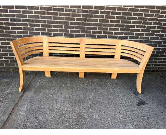 Bloomsbury 4 Seater Teak Bench - Used: Good