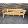 Bloomsbury 4 Seater Teak Bench - Used: Good