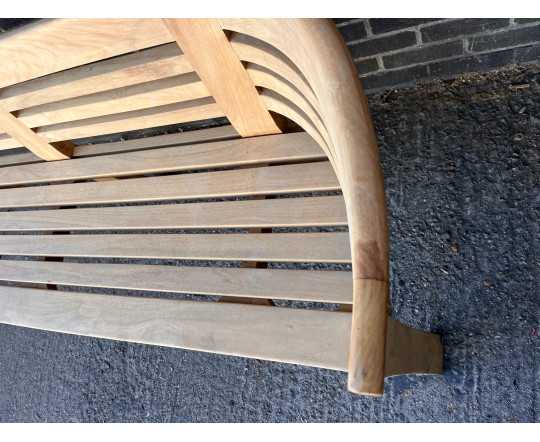 Bloomsbury 4 Seater Teak Bench - Used: Good