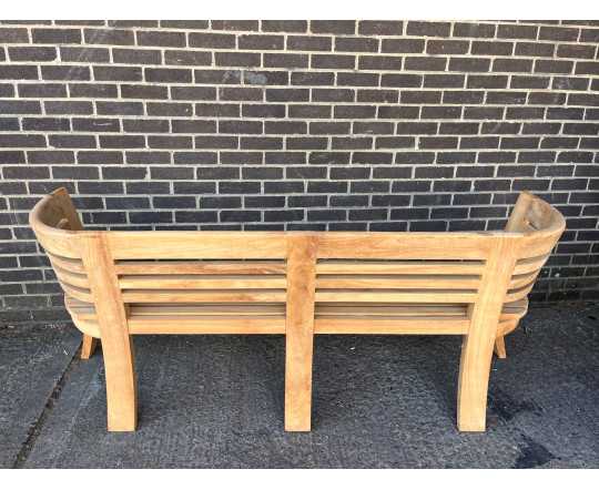 Bloomsbury 4 Seater Teak Bench - Used: Good