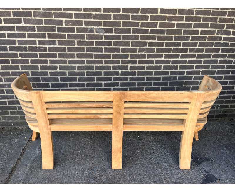 Bloomsbury 4 Seater Teak Bench - Used: Good