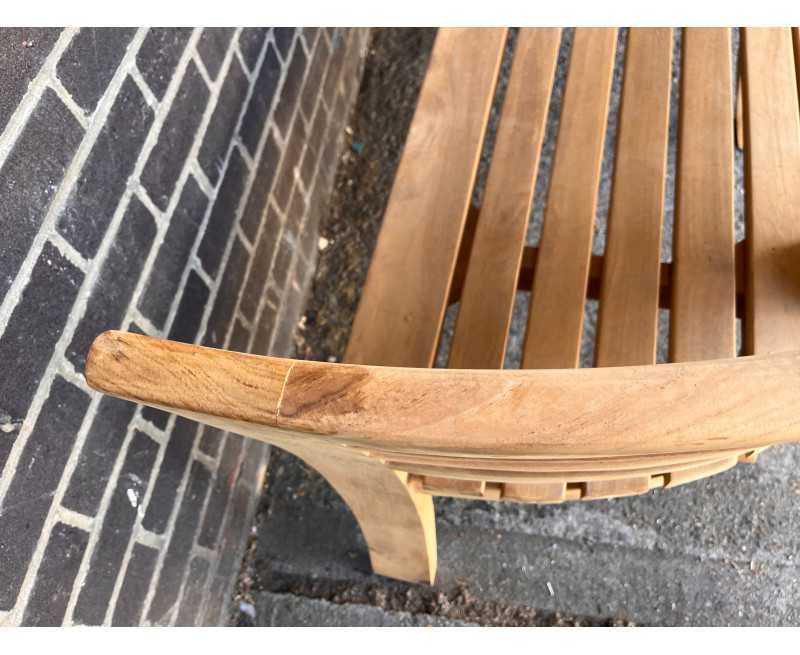 Bloomsbury 4 Seater Teak Bench - Used: Good
