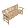 Above view of York 4 Seater Garden Bench - 1.8m