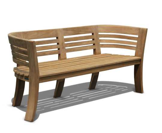 Bloomsbury Teak 4 Seater Deco Garden Bench