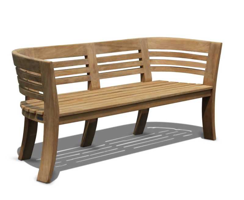 Bloomsbury Teak 4 Seater Deco Garden Bench