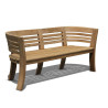 Bloomsbury Teak 4 Seater Deco Garden Bench
