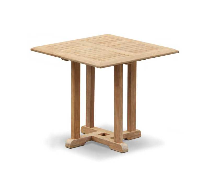 Sissinghurst Square Teak Outdoor Dining Table - 80cm