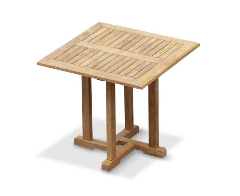 Sissinghurst Square Teak Outdoor Dining Table - 80cm