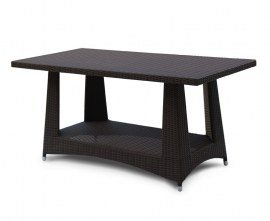 Verona Rattan Rectangular Dining Table - 1.6m