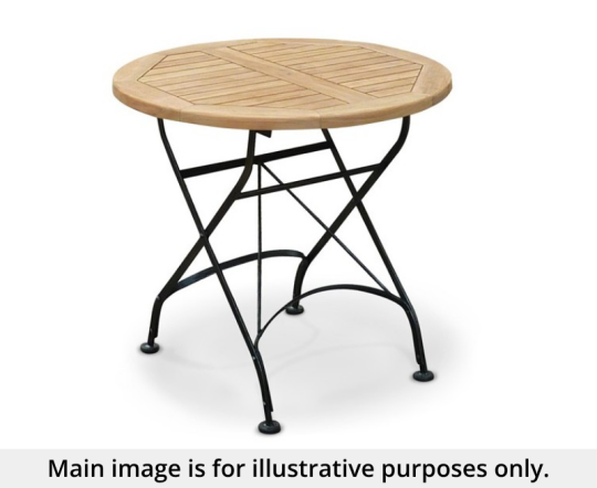 Café 80cm Folding Table - Used: Good