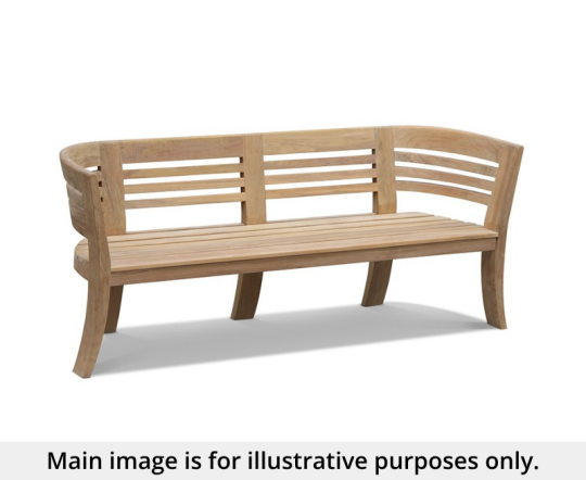 Bloomsbury 4 Seater Teak Bench - Used: Good