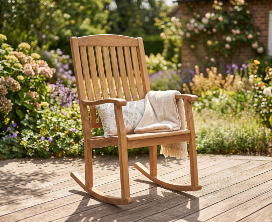 Teak Garden Rocking Chair