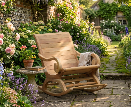 Monte Carlo Reclaimed Teak Plantation Rocking Chair