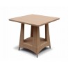 Verona Rattan Square Dining Table, Flat Weave - 80cm