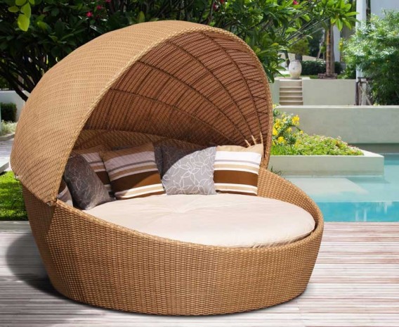 Marbella Poly-Rattan Garden Day Bed