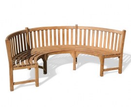 Marlow Semi Circular Garden Bench