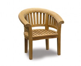 Outdoor Teak Banana Chair