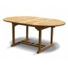 Oxburgh Teak Extending Garden Dining Table