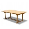 Rectangular Teak Extending Garden Table