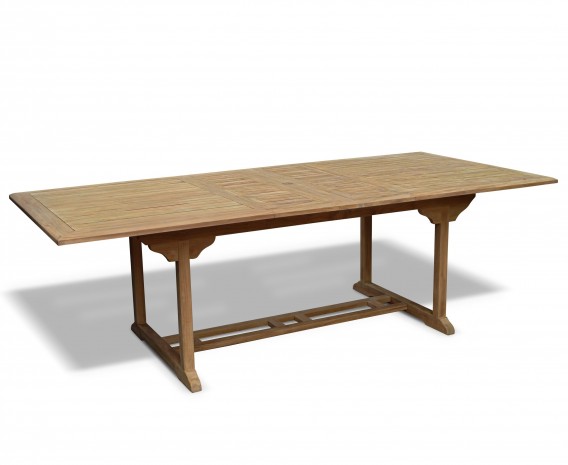 Dorset Teak Extendable Outdoor Dining Table - 1.8 - 2.4m