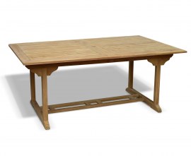 Teak Rectangular Extending Dining Table