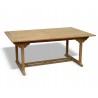 Teak Rectangular Extending Dining Table