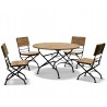 Teak 4 Seater Bistro Set