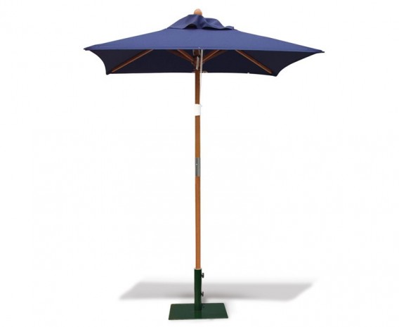 Square Wooden Garden Parasol – 1.5m