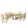 Oxburgh Teak Extendable Dining Set