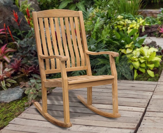 Teak Garden Rocking Chair