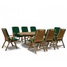 Oxburgh Teak Extendable Dining Set