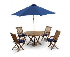 Lymington 4 Seater Outdoor Dining Set