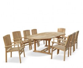 Oxburgh 8 Seater Garden Dining Set