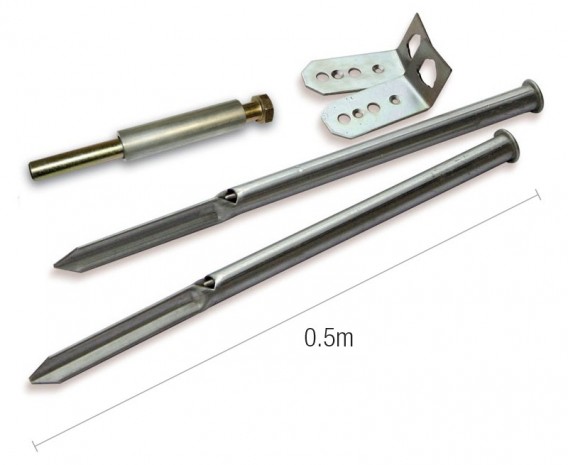 round Anchor Kit for Soft Surfaces – Installation Tool Included