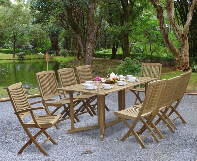 Outdoor Drop Leaf Table and Chairs