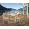 Dorset Teak Extending Patio Set